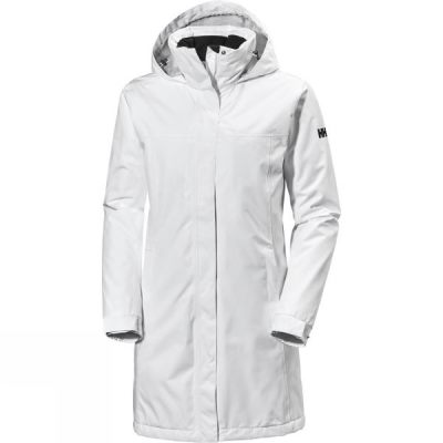 Chaquetas Helly Hansen Aden Long Insulated Mujer - Blancas - Chile HBK156840